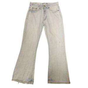 Company 81 Jeans Mens 30x33 Light Wash Denim Classic Straight Distressed